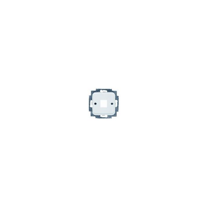 Busch-Jaeger | Afdekplaat voor 1 Modular Jack connector | Reflex SI Alpinwit | 2561-214