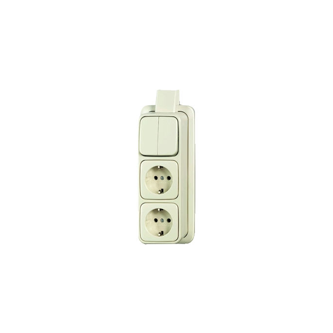 BUSCH-JAEG 2601-5-2300-2 EAPJ COMB RA OPB SERIE-2XWCD+PL CR