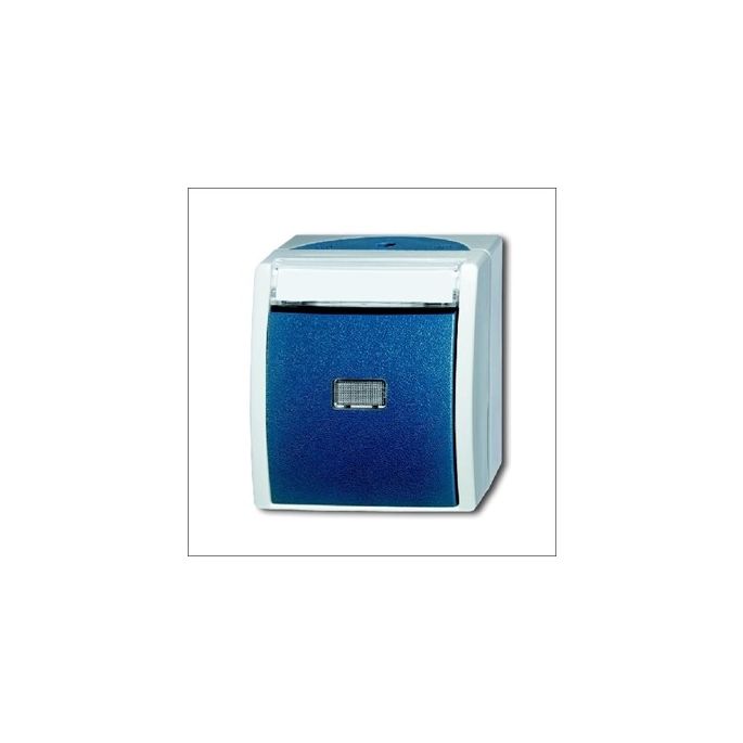 BUSCH-JAEG 2621 WN-53-201 T - 1-voudig maakcontact terugverend