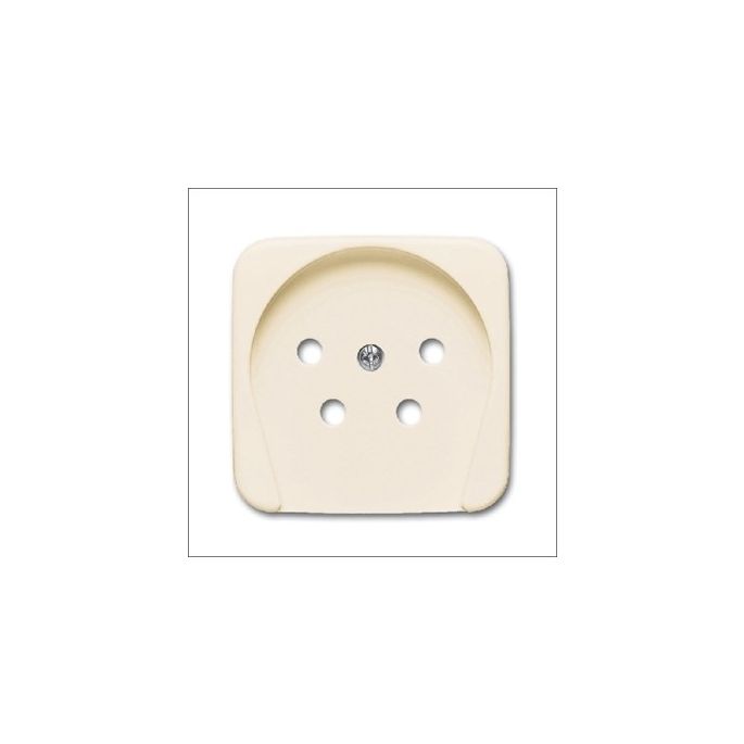 Busch-Jaeger | Centraalplaat telefoon 4-polig KPN | Standaard SI Crème | 2765-212-503