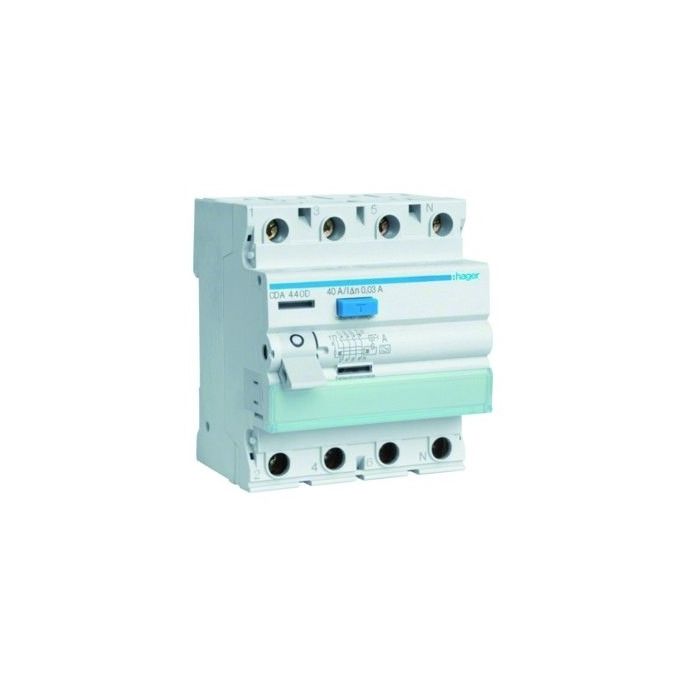 Hager aardlekschakelaar / 4-polig, 300mA, 40A, selectief / CPA440D