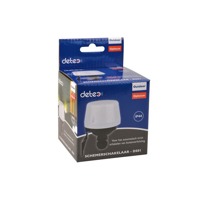 Detec Schemerschakelaar DS01 Outdoor zwart