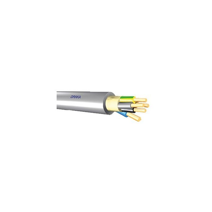 Draka Installatiekabel - YMvK VULT Dca 5x2,5 mm2 - Snijlengte per meter