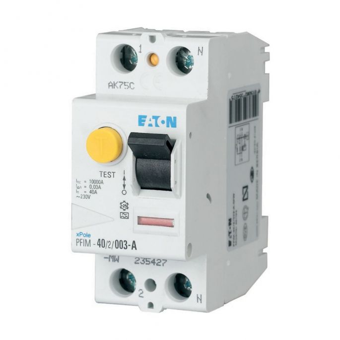 Eaton Aardlekschakelaar (RCCB) PFIM 63A, 2P, 300mA