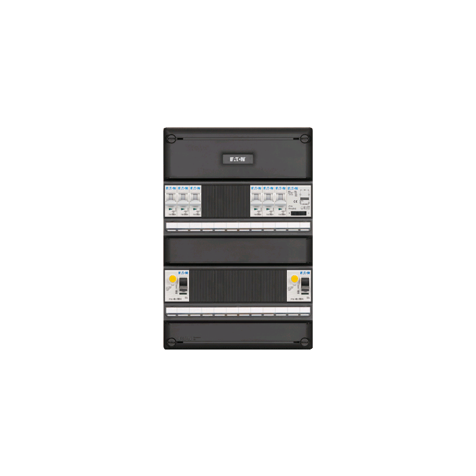 Groepenkast Eaton | 6 Groepen 6 x Lichtgroepen 1 x Beltransformator | 1 Fase | I-62G140T-0S-64