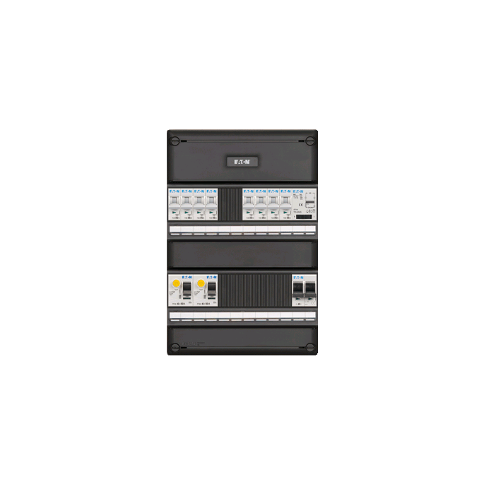 Groepenkast Eaton | 8 Groepen 8 x Lichtgroepen + Beltransformator | 1 Fase | I-82G140T-HS-64 