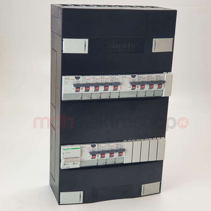 GE / AEG Groepenkast | 10 Groepen 10 x Lichtgroepen | 220x330 mm | 1 Fase