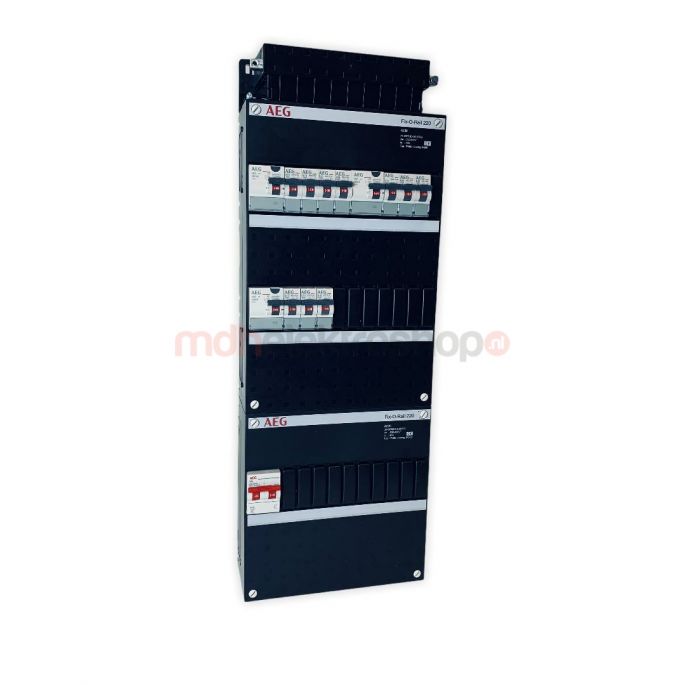 GE  AEG Groepenkast  10 Groepen 10 x Lichtgroepen  Fix-O-Rail 550x220 mm  1 Fase