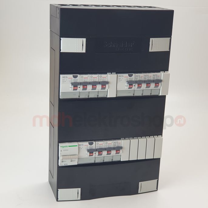 GE / AEG Groepenkast | 9 Groepen 9 x Lichtgroepen | 220x330 mm | 1 Fase