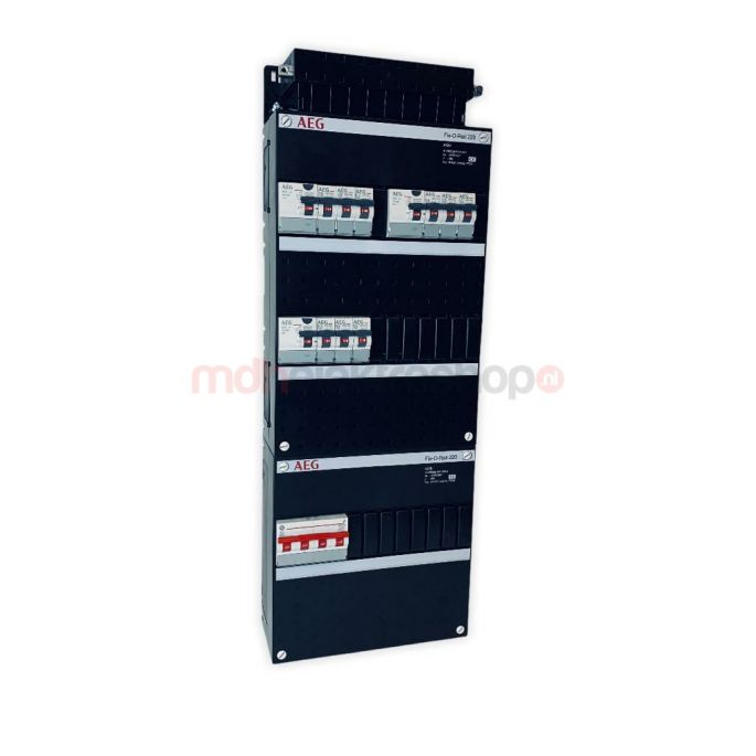 GE  AEG Groepenkast  9 Groepen 9 x Lichtgroepen  220x550 mm  3 Fase