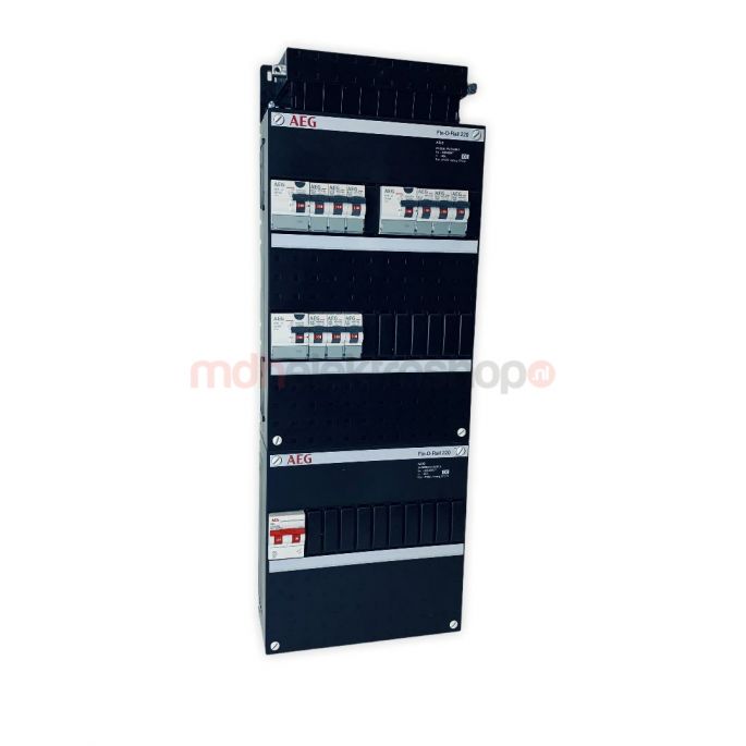 GE  AEG Groepenkast  9 Groepen 9 x Lichtgroepen  Fix-O-Rail 550x220 mm  1 Fase
