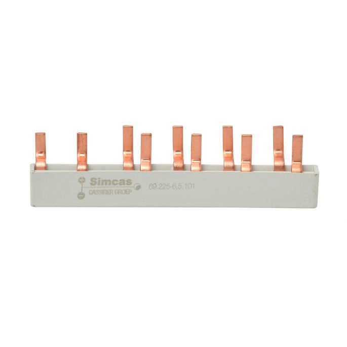 Gewiss Doorverbindingskam 2P 1 x Aardl + 4 autom 1p+N