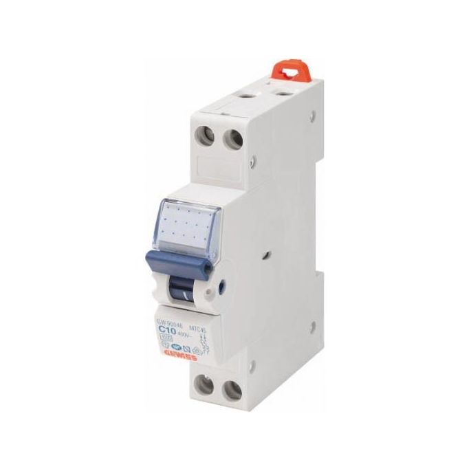 Gewiss installatieautomaat / 1-polig + nul, B10A / GW90326