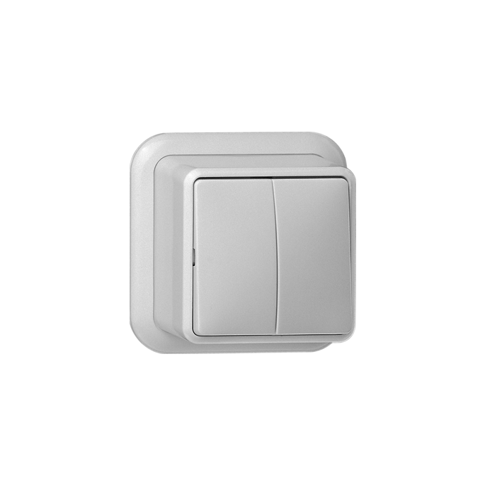 Gira | serieschakelaar | Opbouw Crème | 010510