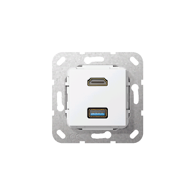 GIRA AANSL HDMI-USB K ZWG COMM