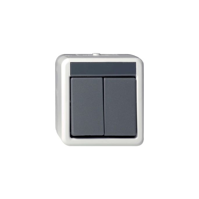 GIRA DRUKCONTACT SERIE GRYS WD