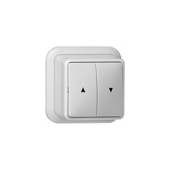 Gira | Jaloeziedrukcontact | Opbouw Crème | 015810