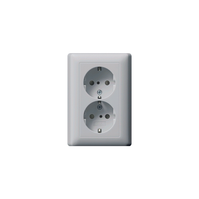 GIRA WCD/RA 2V SH+AFDPL S55 GR