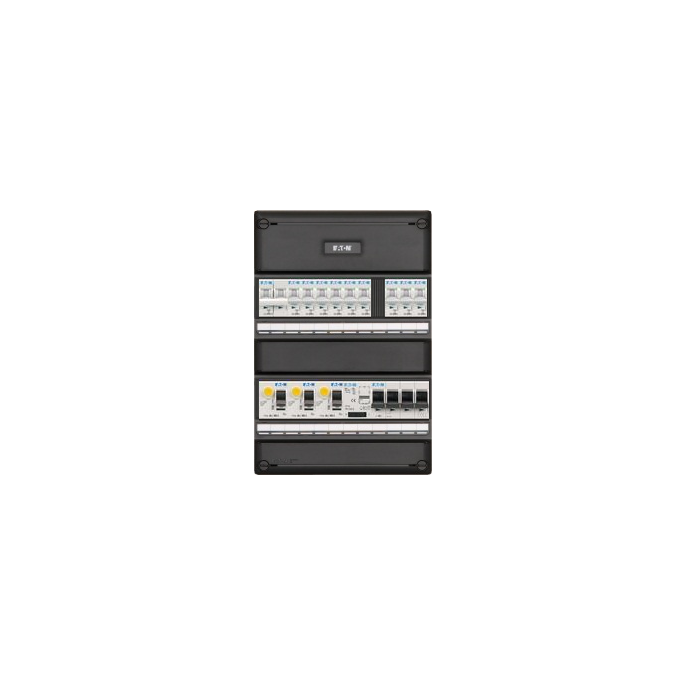 Groepenkast Eaton  10 Groepen 9 x Lichtgroepen + Fornuisgroep + Beltransformator  3 Fase  I-93V34FT-HS-64