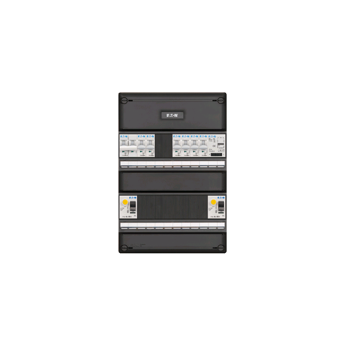 Groepenkast Eaton | 7 Groepen 6 x Lichtgroepen 1 x Fornuisgroep + Beltransformator | 1 Fase | I-62G14FT-0S-64