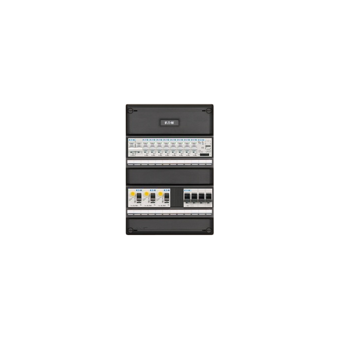Groepenkast Eaton  9 Groepen 8 x Lichtgroepen + Fornuisgroep + Beltransformator  3 Fase  I-83V34FT-HS-64