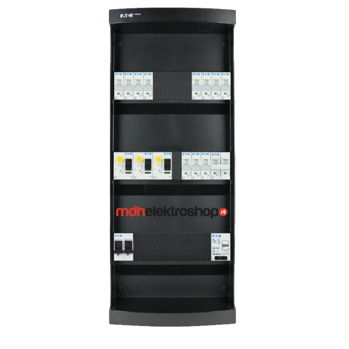Groepenkast Eaton Medusa | 12 Groepen 11 x lichtgroepen 1 x fornuisgroep + beltransformator | 1 Fase | I113G14FT-HM104