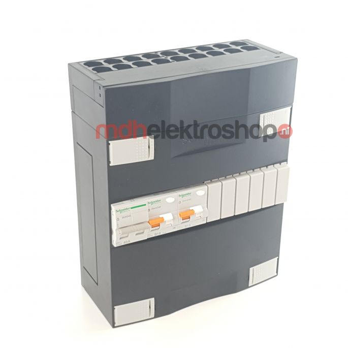 Schneider groepenkast 1 fase met 2 aardlekautomaten ADVA12000H1