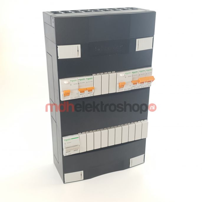 Schneider groepenkast 1 fase met 3 groepen en fornuisgroep ADVG22214FH1