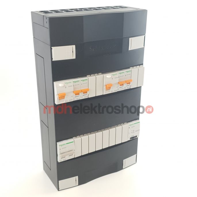 Schneider groepenkast 1 fase met 4 groepen en beltransformator ADVG22224TH1