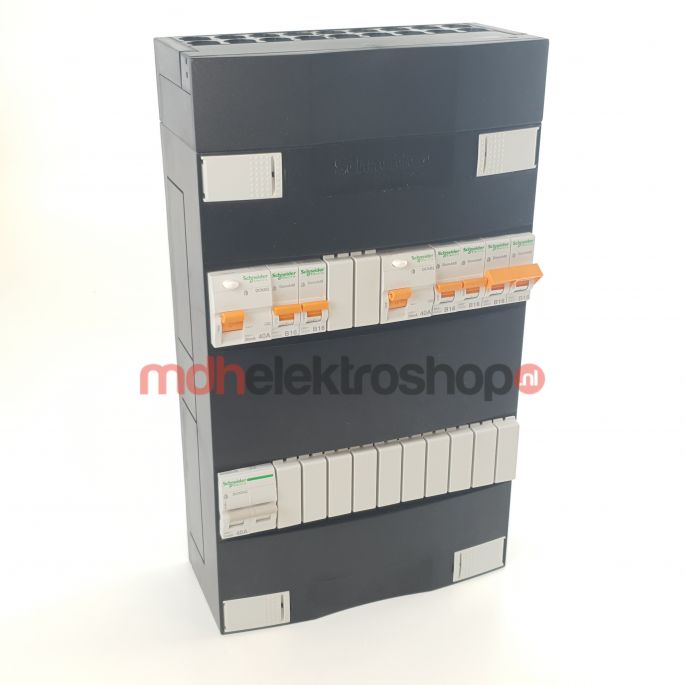 Schneider groepenkast 1 fase met 4 groepen en fornuisgroep ADVG22224FH1