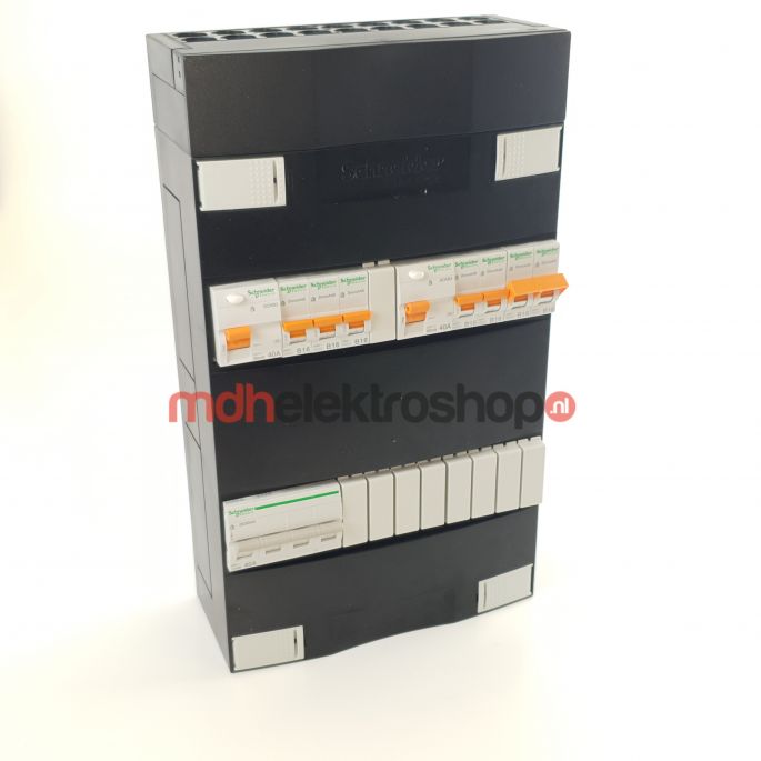 Schneider groepenkast 3 fase met 5 groepen en fornuisgroep ADVG23224FH3