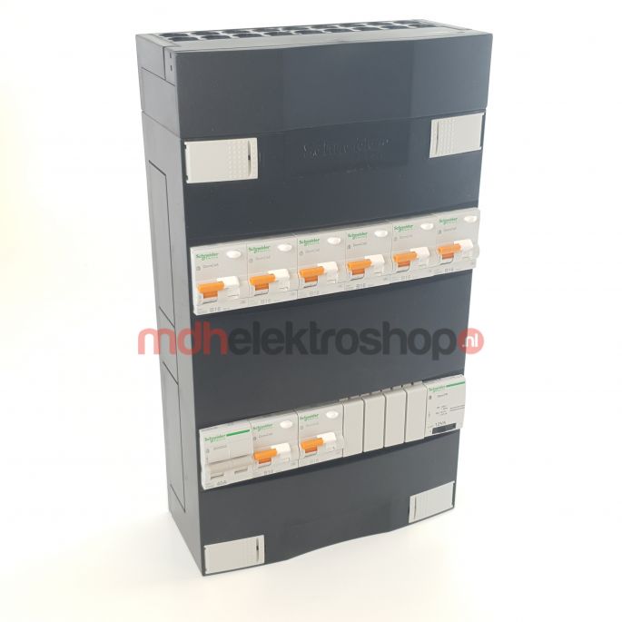 Schneider groepenkast 1 fase met 8 aardlekautomaten en beltransformator ADVAG18000TH1