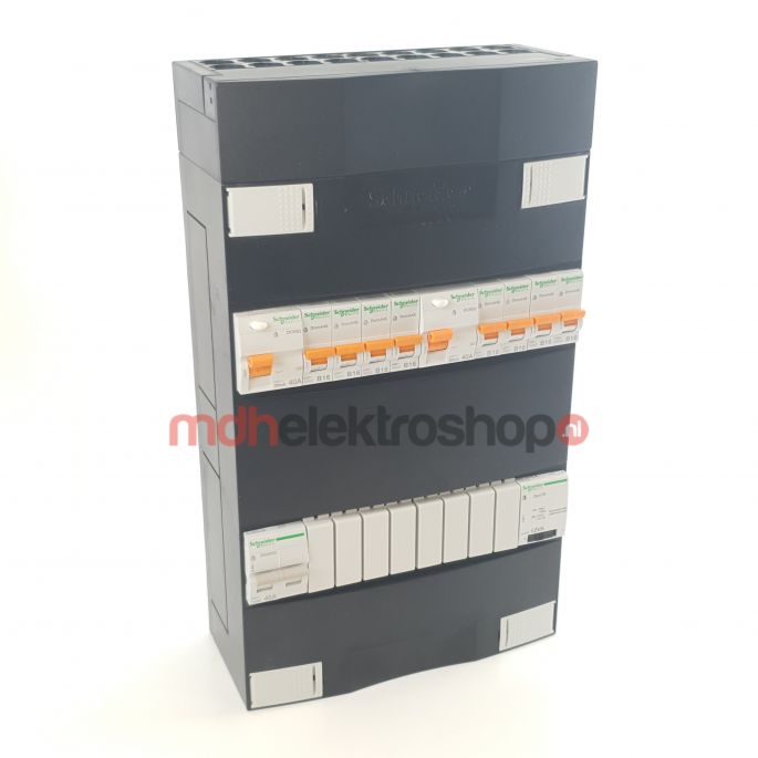 Schneider groepenkast 1 fase met 8 groepen en beltransformator ADVG24244TH1