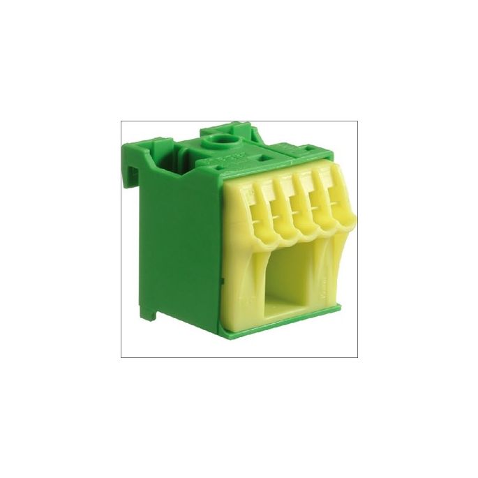 Hager Vision - aansluitklem aarde 1x schroef / 5x steek - KN06E