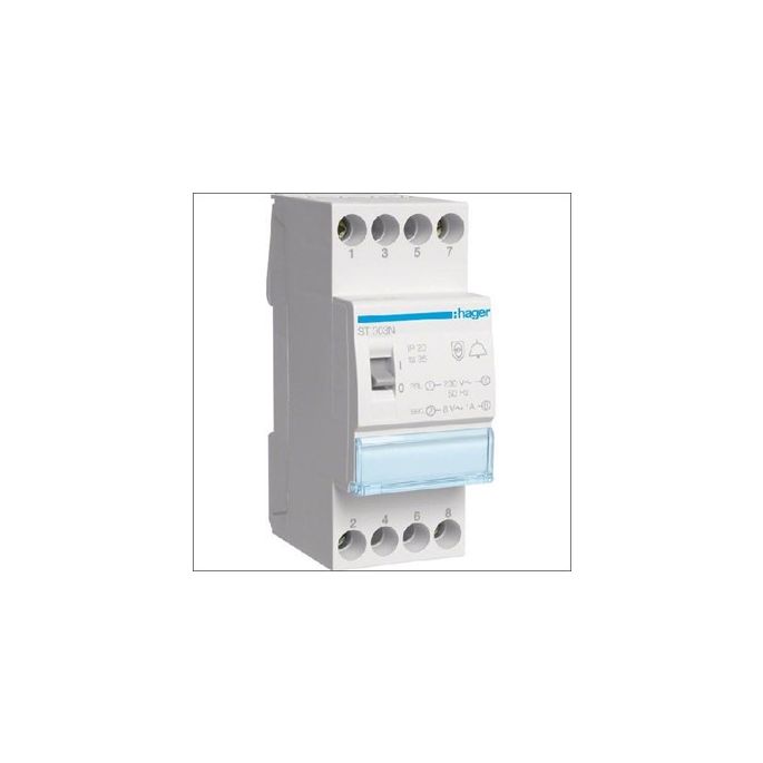 HAGER ST303N - Beltransformator 8V 1.0A - ST303N