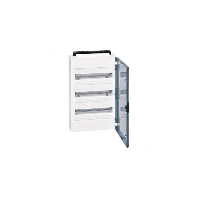 Hager Vega - Ledige installatiekast + transparante deur - 3 x 18 modulen - VB318P