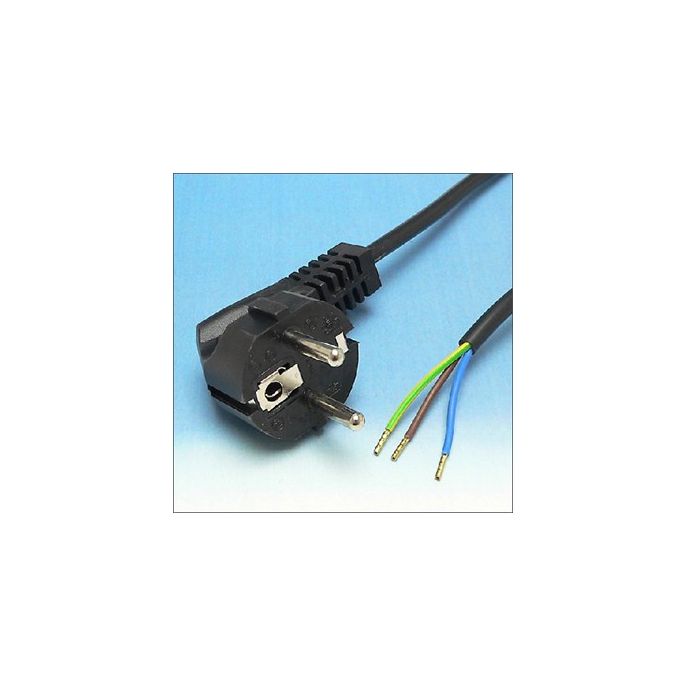 HAKA AANSL 3X0.75 AANSLUITSN 90G2.5M ZW PVC