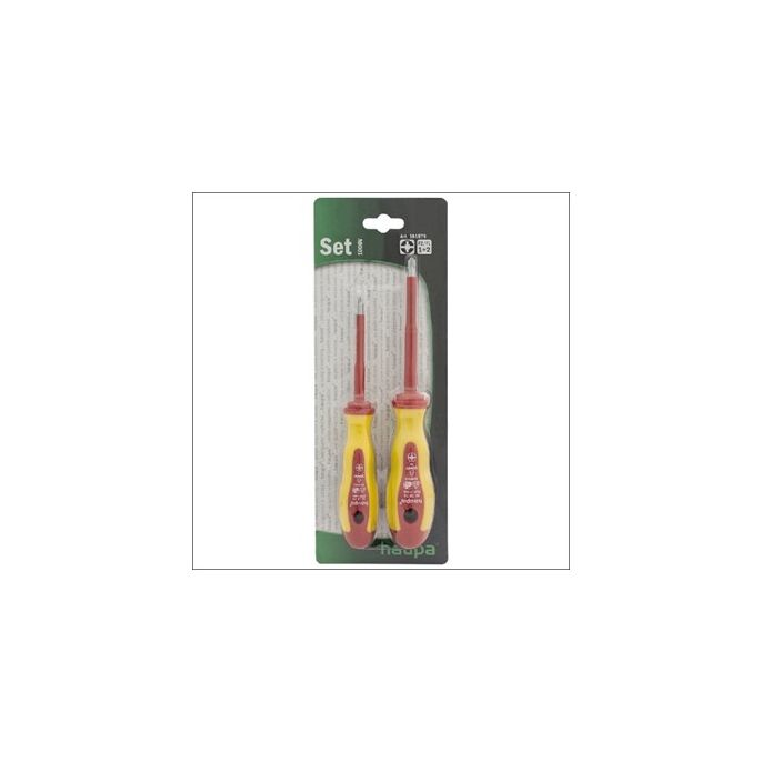 HAUPA 101879 SCHROEVENDR SET 2ST PZ-FL1+2