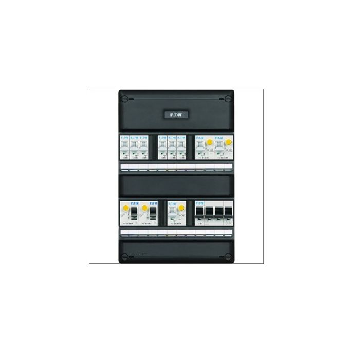 Groepenkast Eaton | 9 Groepen 6 x Lichtgroepen 3 x Aardlekautomaten | 1/3 Fase | I-62VX1600-HS-64-PV-EV-A