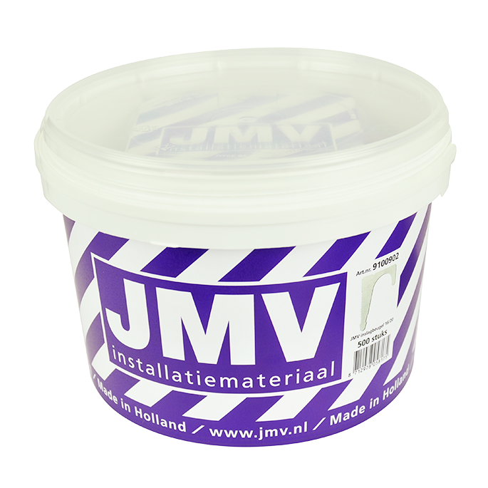 JMV spijkerclip - 16/19 mm crème - 600 stuks