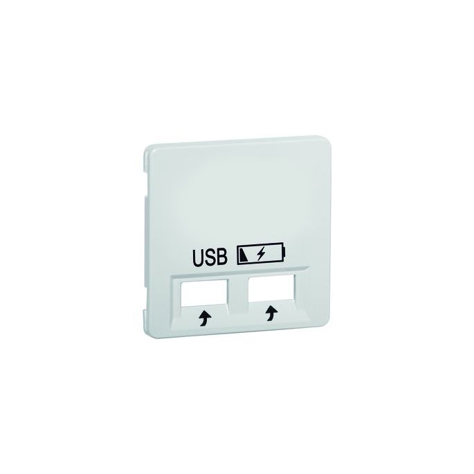 Peha | Afdekplaat voor USB aansluitingen | Standaard Crème | 80.610 USB SPV W