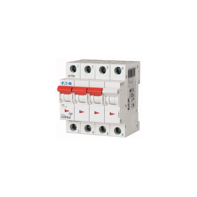 Eaton krachtgroep / 3-polig + nul, C10A / PLSM-C10/3N-MW / 242539