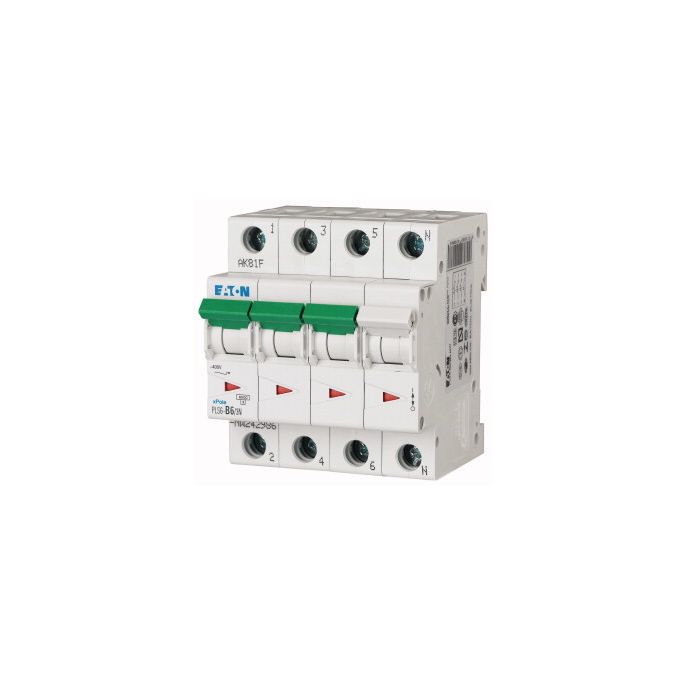 Eaton krachtgroep / 3-polig + nul, B6A / PLS6-B6/3N-MW / 242986