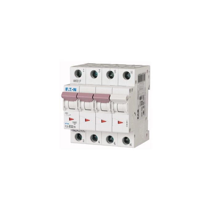 Eaton krachtgroep / 3-polig + nul, B32A / PLS6-B32/3N-MW / 242995