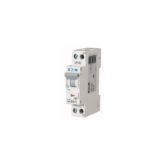 Eaton installatieautomaat / 1-polig + nul, B16A / PLN6-B16/1N-MW / 263164