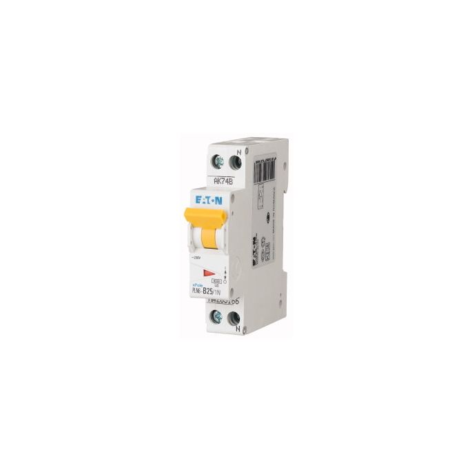 Eaton installatieautomaat / 1-polig + nul, B25A / PLN6-B25/1N-MW / 263166