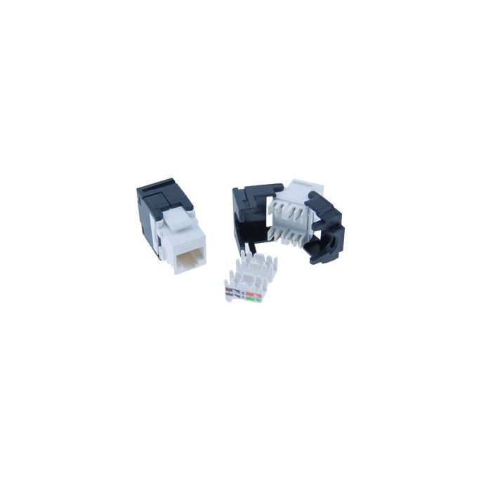 PEHA 1951.19 RJ45 C6 KEYSTONE CAT6A-CONNECTOR ZWART