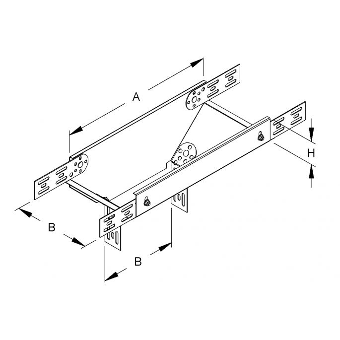 NIEDAX RTL 60.500 | Verticaal wandstuk 60x500mm | 161425