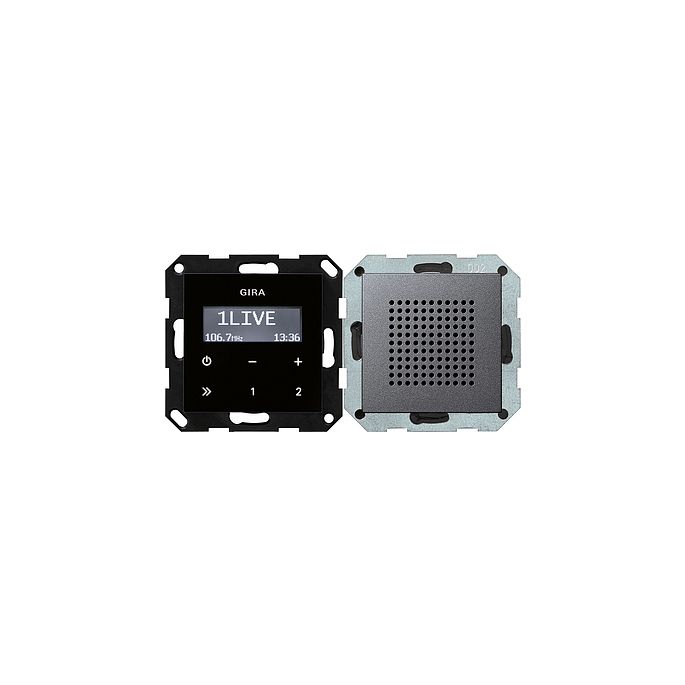 Gira | inbouwradio RDS met luidspreker | Systeem 55 ANTR | 228028