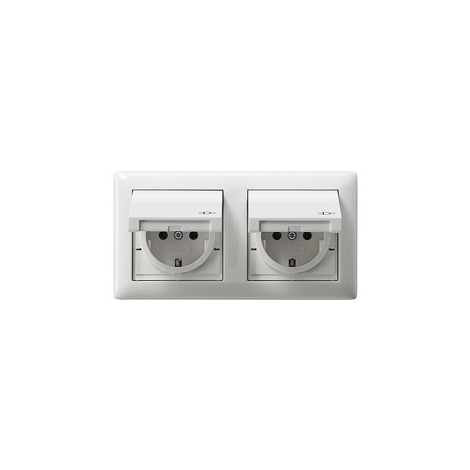 GIRA WCD RA 2VD KL IP44 ZWG 55